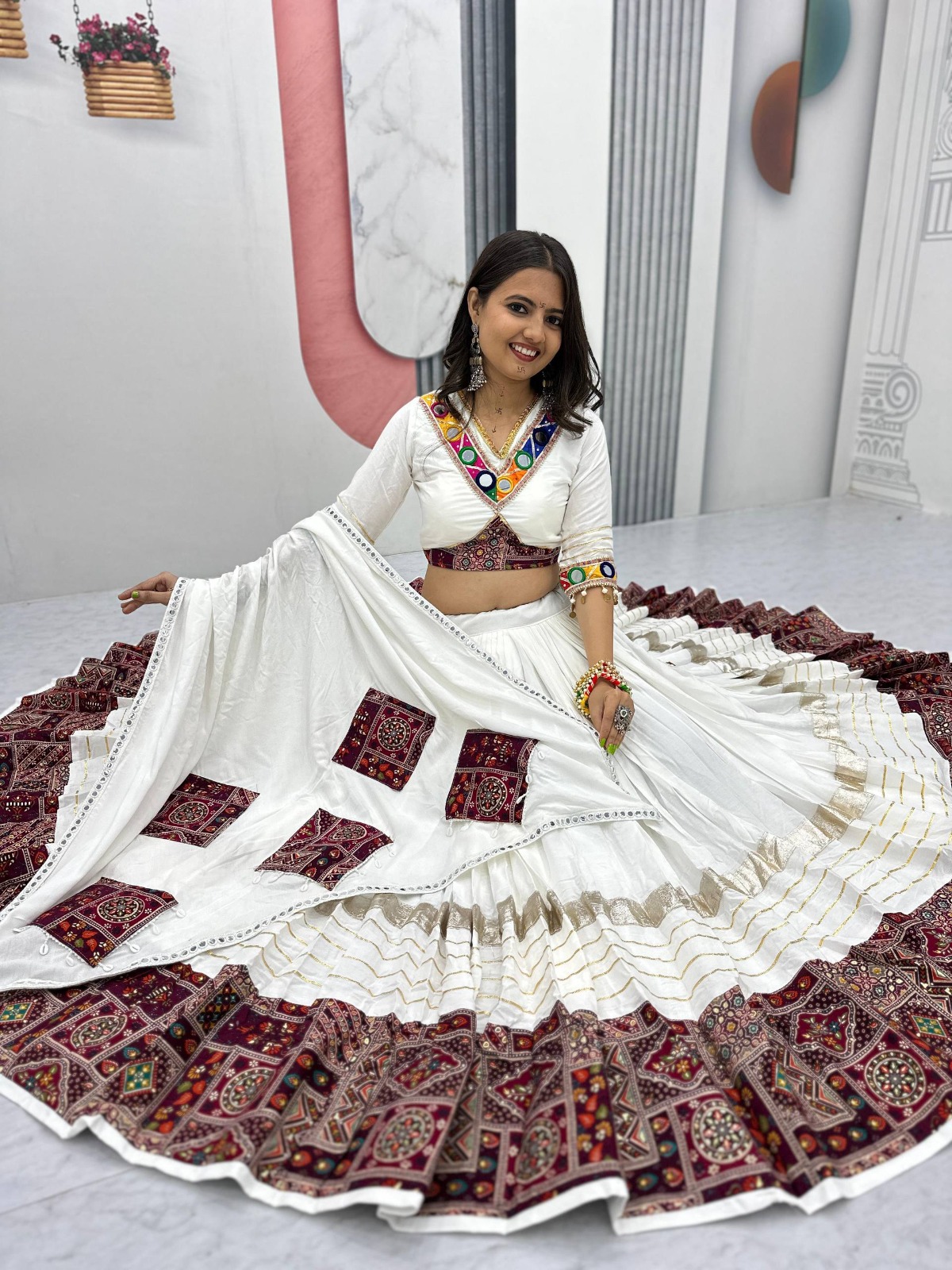 Navratri Special Pure Cotton Lehenga Choli
